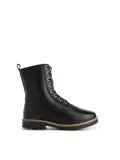 Trysil Dames - Veterboots met rits - Wol gevoerd