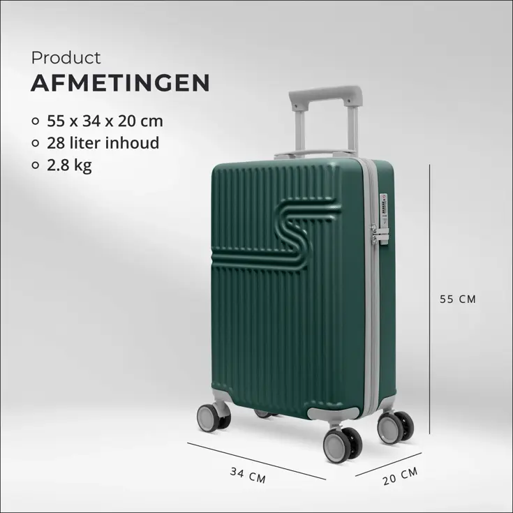 Handbagage koffer 55cm - 28L
