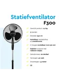 Statiefventilator 40 cm – verstelbaar – 3 standen