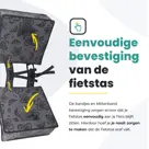 Voltano Dubbele Fietstas Floral Elegance