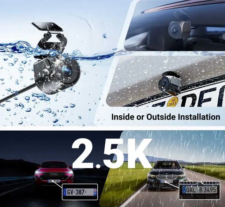 Vantrue N4 Pro S Cloud 3CH 4K Wifi GPS dashcam