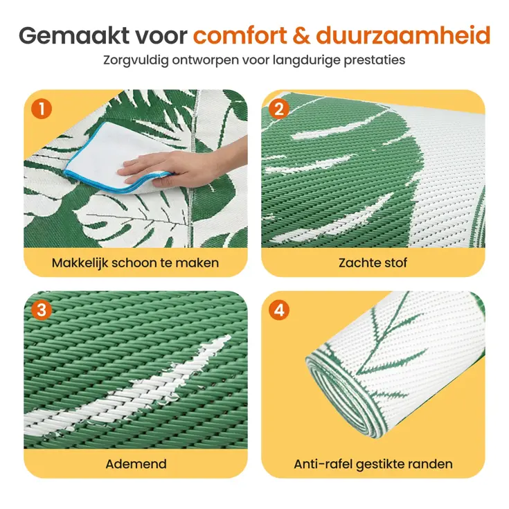 Buitenkleed - 183x290cm - Incl. Draagtas