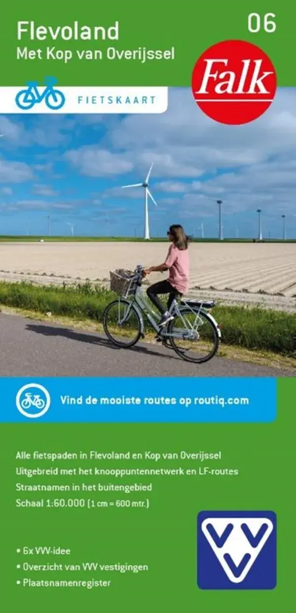Falk VVV Fietskrt 06 Flevoland Kop Overijssel