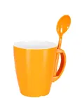Mok met lepel Rainbow 390ml 4 Stuks