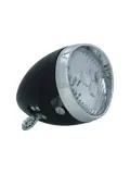 Classic zwarte koplamp met 3 krachtige LED's