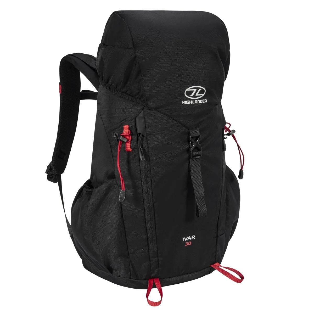 Highlander Outdoor  rugzak Ivar heren 30L  Zwart