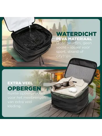 Remodius Packing Cubes Set 4-delig met Compressie