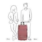 Travelite Kick Off Wheeled Duffle L rose Roze