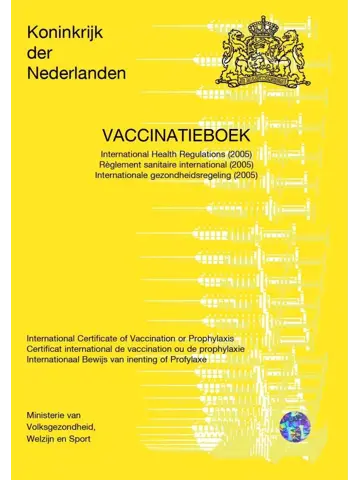Gele vaccinatieboekje