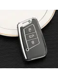 TPU Sleutelhoesje voor Volkswagen zwart D3