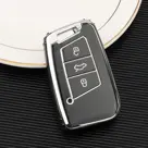 TPU Sleutelhoesje VW - Skoda - Seat Cupra zwart D3