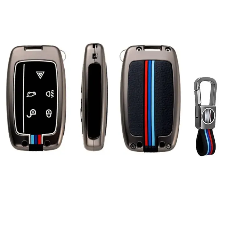 Metalen Sleutelhoesje voor Jaguar grijs A5