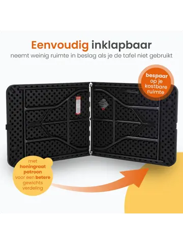 Inklapbare Tafel - Weerbestendig - 180x70x74cm