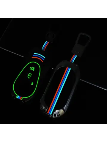 Metalen Sleutelhoesje voor Mercedes grijs, zwart C