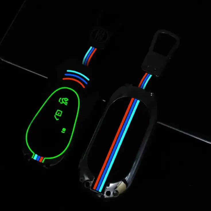 Metalen Sleutelhoesje voor Mercedes grijs C3