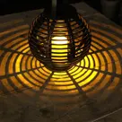 RexTech solar lantaarn Basket - Set van 3