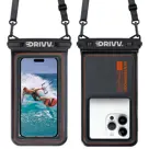 Waterdichte Telefoonhoesje 6.8" Zwart - Drijvend