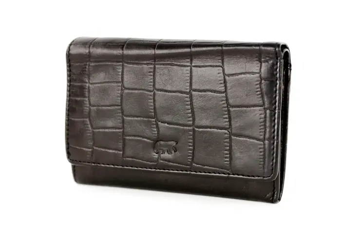 Croco - Portemonnee - Leer - Dames - 4 pasjes