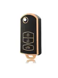 TPU Sleutelhoesje voor Mazda goud C3