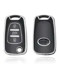 TPU Sleutelhoesje voor Hyundai zwart C3