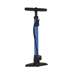 XLC Voetpomp Staal/PVC met Manometer DV/SV/AV
