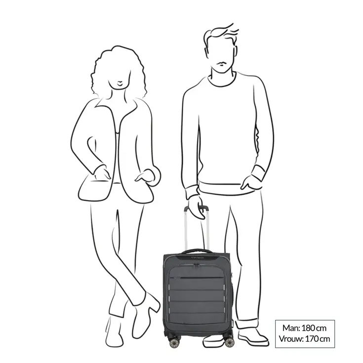 Skaii 4 Wheel Trolley S  | 36 L