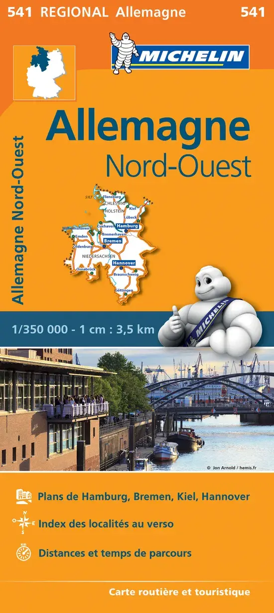Michelin Regional 541 Duitsland Noord-West
