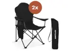 Campingstoelen - Opvouwbaar - 2-Pack - 160KG