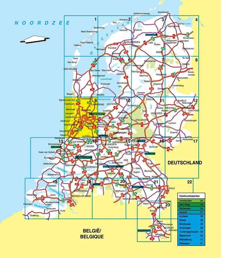 Routiq Atlas Nederland Tab-Map