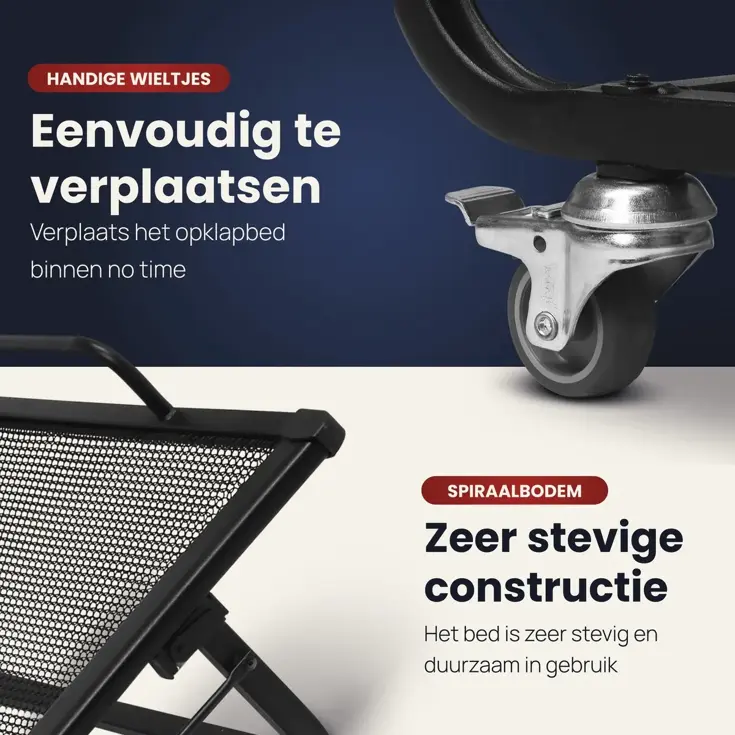 Troonz Luxe Campingbed Livorno - 90 x 200 cm