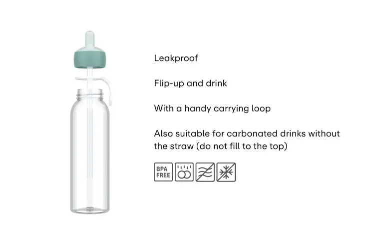 Mepal Campus Flip-up waterfles 500 ml