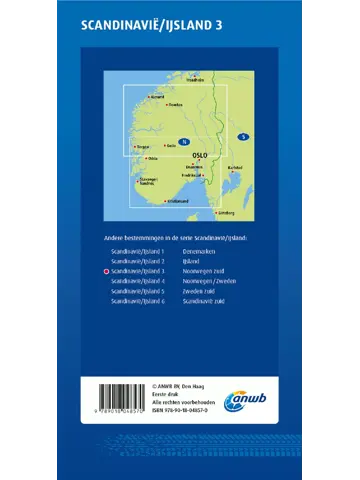 ANWB Wegenkaart Noorwegen-Zuid
