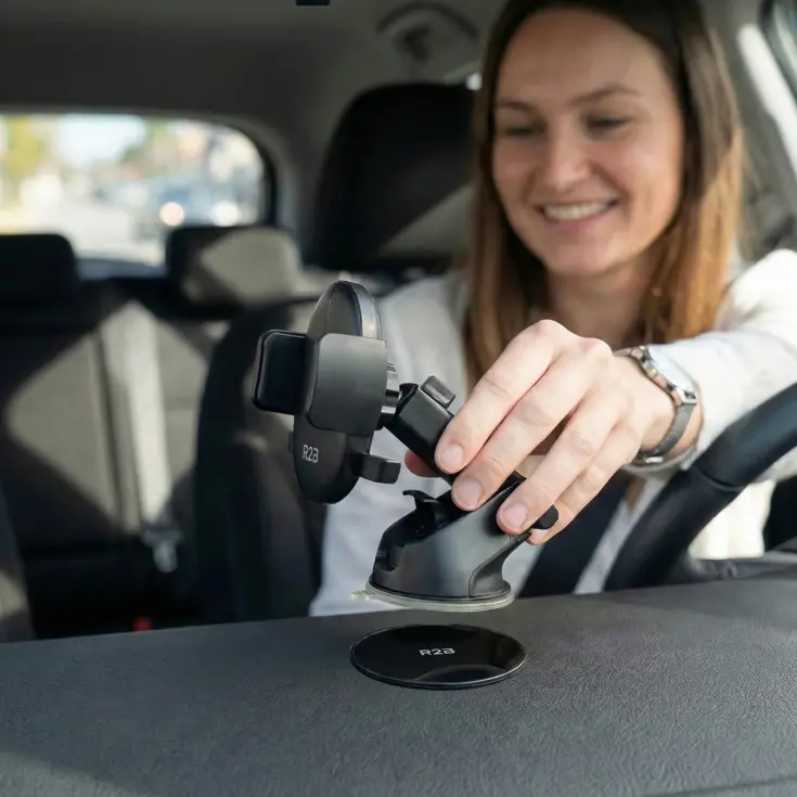 Telefoonhouder Auto voor Raam + Dashboardpad