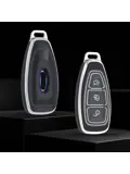 TPU Sleutelhoesje voor Ford zwart K3