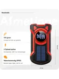 Noodradio met solar dynamo Bluetooth en powerbank