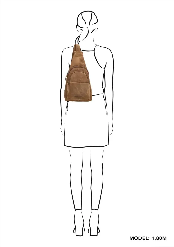 Idaho - Schoudertas / Slingbag - Leer
