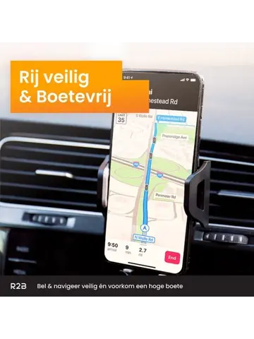 Telefoonhouder Auto Zuignap en Ventilatie
