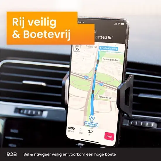 Telefoonhouder Auto Zuignap en Ventilatie
