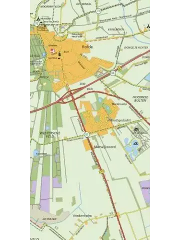 Falk fiets-wandelkaart SBB 10 Midden-Drenthe