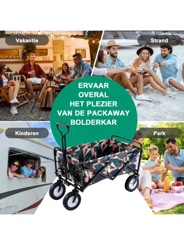 Packaway Opvouwbare Bolderkar 70KG – Abstract