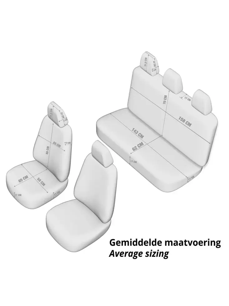 Comfortline VIP - Stoelhoezenset - Otom 