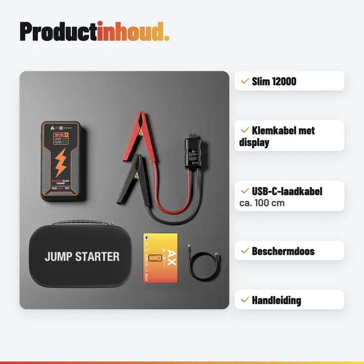 Boost Slim 12000 - Jumpstarter - 760 CCA