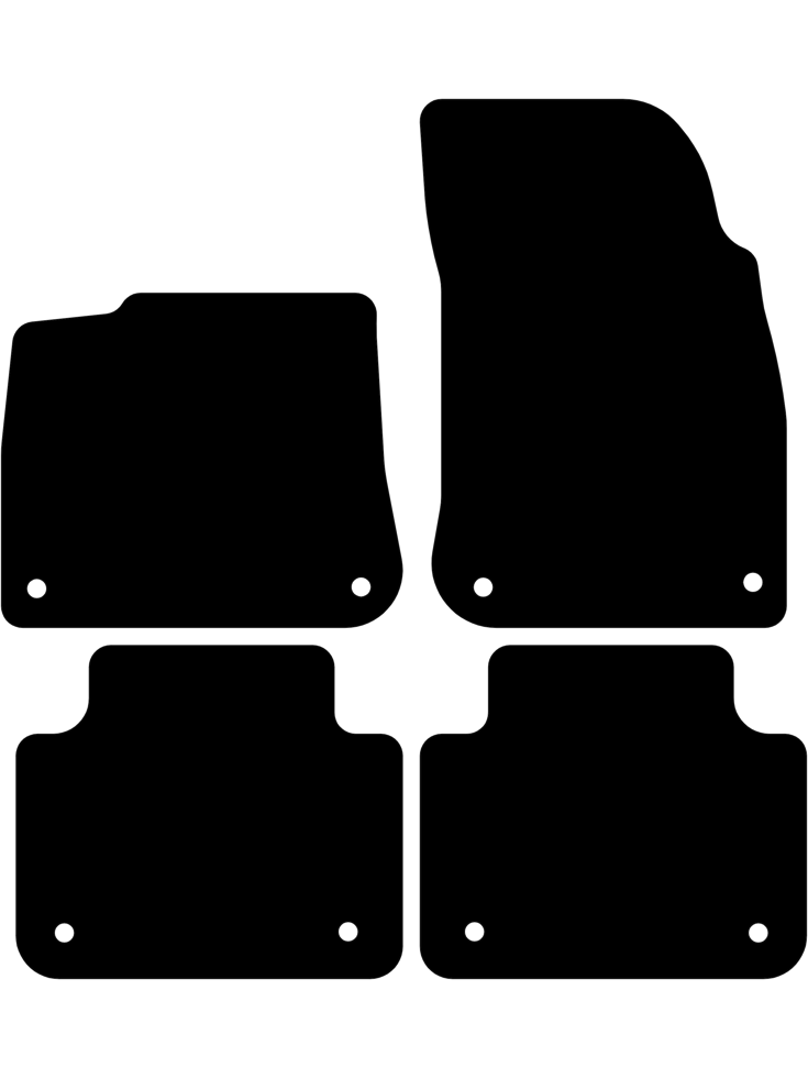Rubber Matten Volkswagen Touareg (2018-2023)