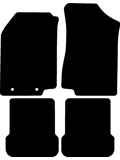Automatten Volkswagen Golf 2 (1983-1992) - Basic