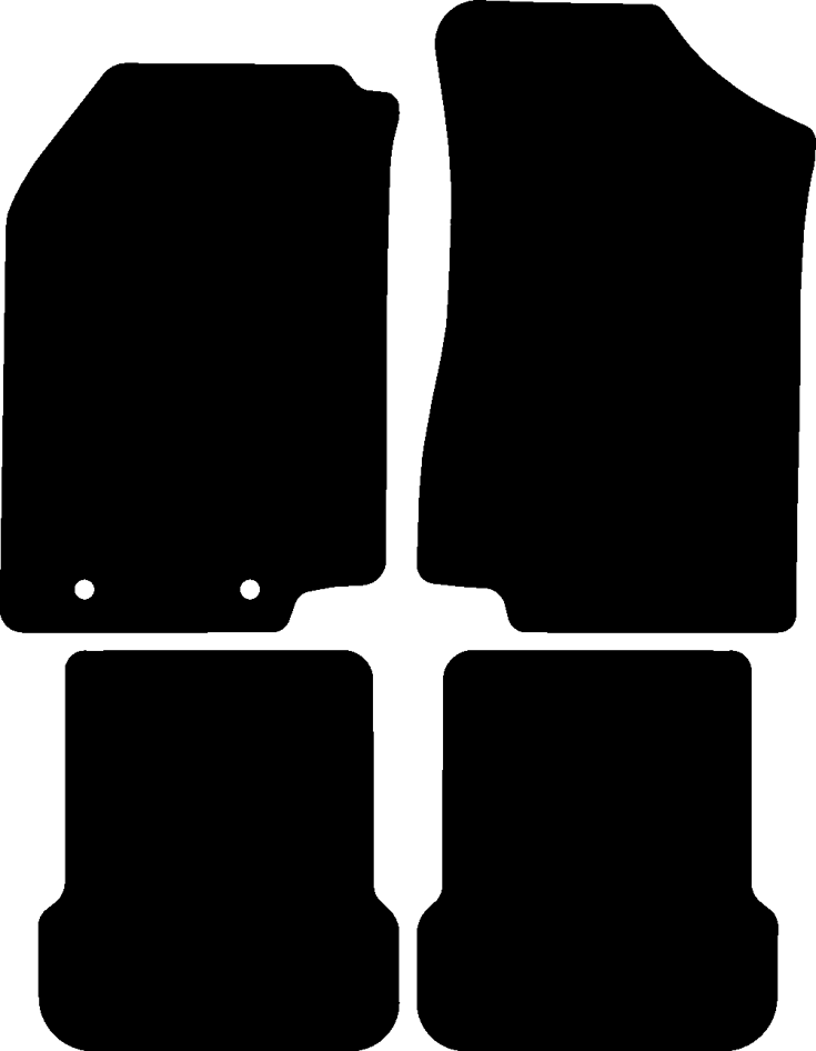 Automatten Volkswagen Golf 2 (1983-1992) - Basic