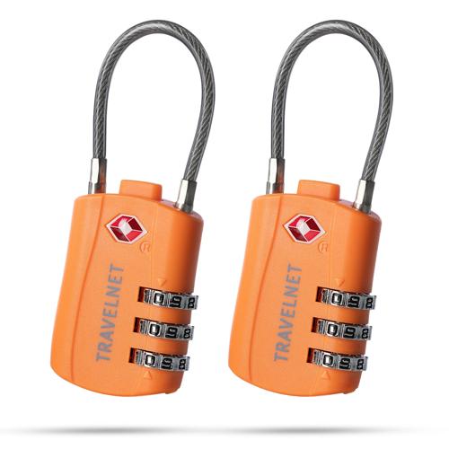 Travelnet TSA Reisslot met Cijfercode Set van 2