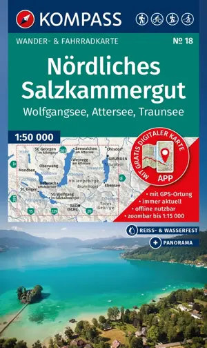 Wandelkaart WK18 Nordliches Salzkammergut