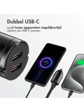 Autolader - 2x USB-C 65W