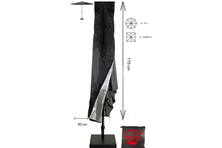 Stokparasol hoes 175x28x50 cm - Redlabel