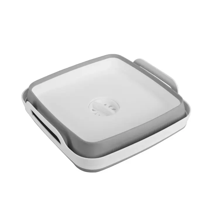 Opvouwbare afwasbak met zeefplug - 12 liter